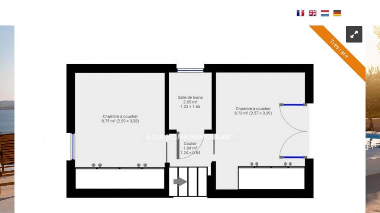 Apartmán Duplex T3 Boulouris Pieds Dans L Eau Saint-Raphaël Exteriér fotografie